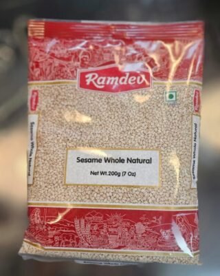 200g pack of Ramdev White Sesame Seeds