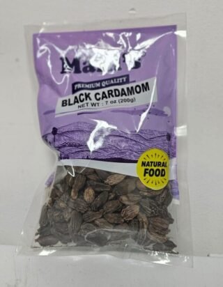 Premium Manis Black Cardamom seeds in a package