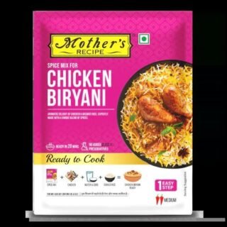 Mothers Recipe Chicken Biryani Spice Mix packaging for ready-to-cook meals