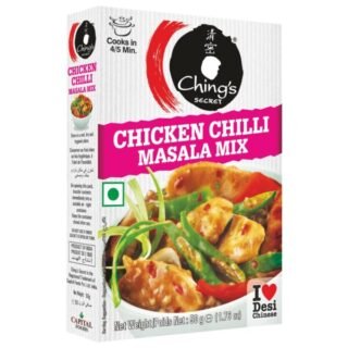 Chings Chilli Chicken Masala spice mix in a 50g packet