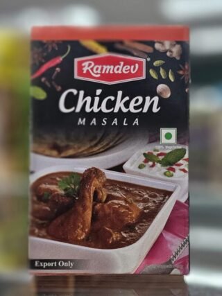 Ramdev Chicken Masala spice blend in a 100g package