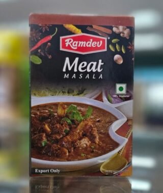 Ramdev Meat Masala spice blend in a 100g pack