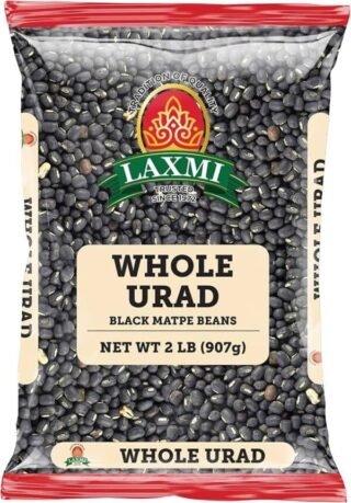 Laxmi Urad Whole Dal 2lb pack for Indian cooking