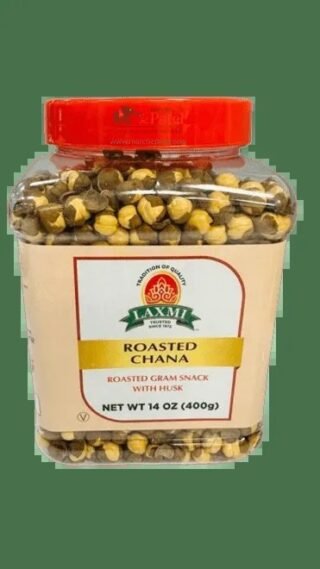 Laxmi Roasted Chana snack pack, 400g, healthy and crunchy