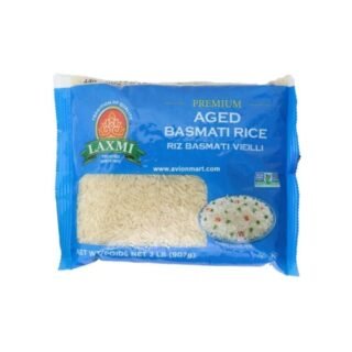 Laxmi Basmati Rice 4lb package with aromatic grains