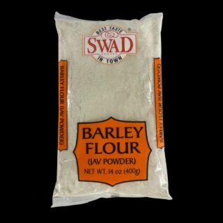 Swad Barley Flour (Jau) in a 14oz package, ideal for healthy cooking and baking.