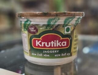 Krutika Natural Jaggery 900 G pack, unrefined and chemical-free sweetener