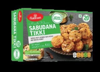 Haldirams Sabudana Tikki 11 oz pack, a crispy Indian snack