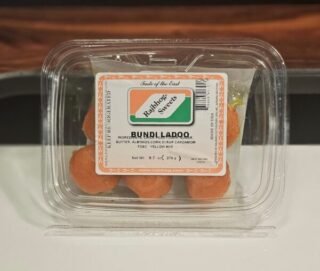 Rajbhog Boondi Ladoo in an 8 Oz pack, showcasing traditional Indian sweets.