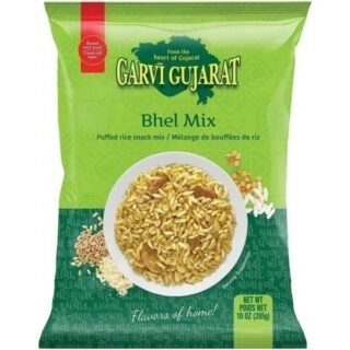 Garvi Gujrat Bhel Mix packaging - 285 grams of Gujarati street food snack
