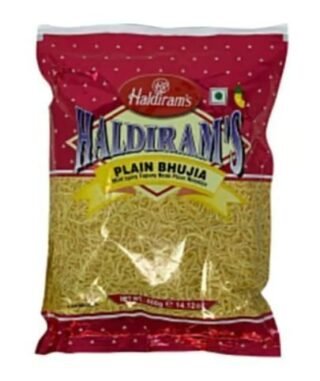 Haldirams Plain Bhujia snack in a 400 Gm pack