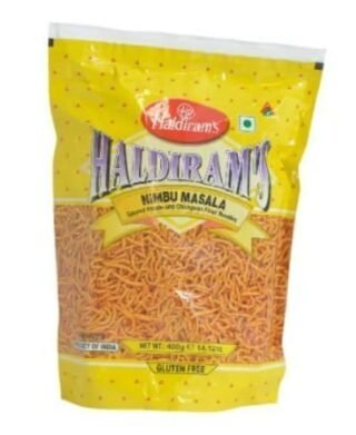 Front view of Haldirams Nimbu Masala 400 gm packet