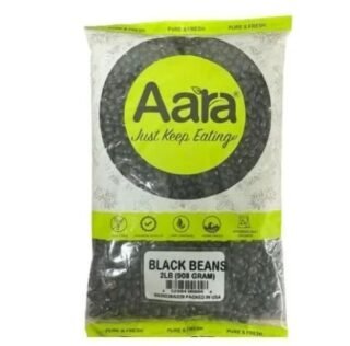 Aara Black Beans 2 Lb package showcasing premium quality black beans.