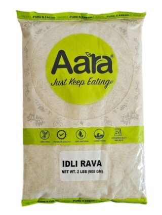 Aara Idli Rava 2 Lb package for making fluffy South Indian idlis