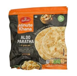 Haldirams Aloo Paratha pack, 400 Gm, with spiced potato filling.