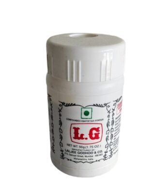L.G Hing Asafoetida Powder 50 Gm pack for cooking enhancement