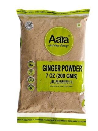Aara Ginger Powder 200 Gm package with a vibrant design.