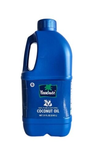 1 Litre bottle of Parachute Coconut Oil for hair care