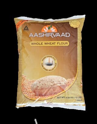 Aashirvaad Whole Wheat Atta 10 Lb package for making healthy rotis