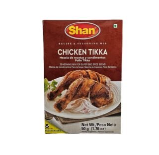 Shan Chicken Tikka Masala spice mix packet, 50 grams.