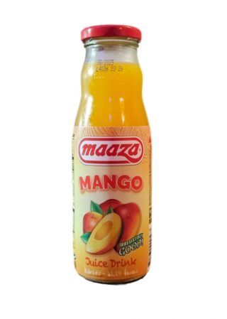 Maaza Mango Juice 330ml bottle with mango design