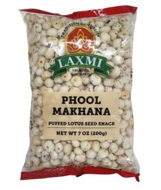 Pack of 200 gm Laxmi Phool Makhana (Lotus/Fox Nuts) for healthy snacking
