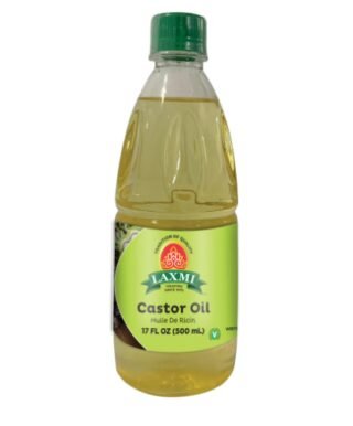 Laxmi Castor Oil bottle for nourishing skin and hair