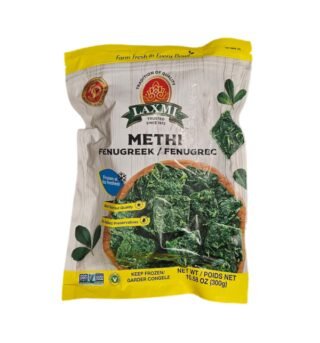 Laxmi Methi frozen product packaging, 300 grams