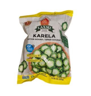 Pack of Laxmi frozen karela for cooking and health benefits