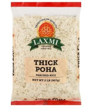 Laxmi Thick Poha 2 lb package of parched rice