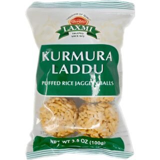 Laxmi Kurmura Laddu, a traditional Indian sweet made from puffed rice and jaggery
