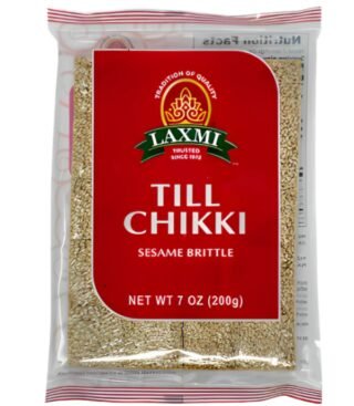 Laxmi Till Chikki sweet sesame treat in a 200g pack