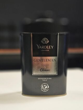 Yardley London Gentleman Classic Talc Deodorizing Powder packaging