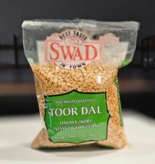 2Lb bag of SWAD Toor Dal, split pigeon peas for nutritious meals