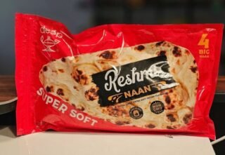 Deep Reshmi Naan, a vegan flatbread from Indian cuisine