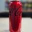 Coca-Cola Zero Sugar can with a sleek design, showcasing its sugar-free refreshment.