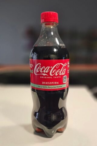 Coca-Cola Classic beverage can with original taste label