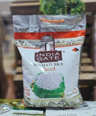 10lb package of India Gate Extra Long Grain Basmati Rice