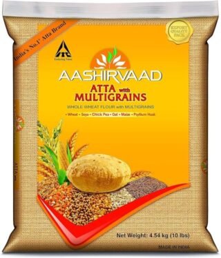 10 Lb bag of Aashirvaad Wholewheat Multigrain Flour