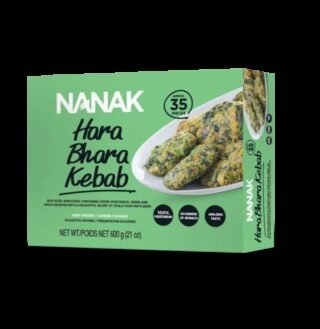 Nanak Hara Bhara Kebab frozen vegetarian snack pack, 600g