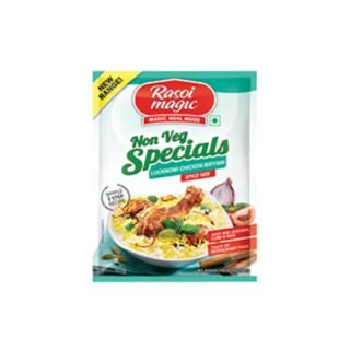 Lucknowi Chicken Biryani Spice Mix by Rasoi Magic in a 50g package