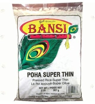 2 lb pack of Nylon Thin Poha Bansi for nutritious meals
