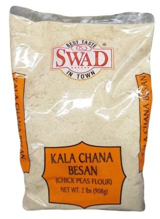 2lb pack of Swad Kala Chana Besan, Indian chickpea flour for gluten-free cooking