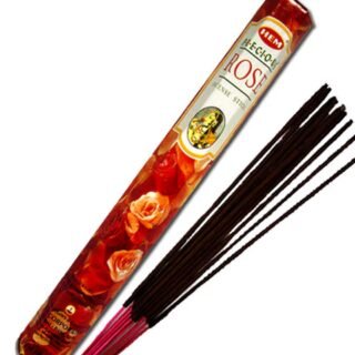 Hem Precious Gulab Incense Stick pack with 20 sticks for meditation and ambiance.