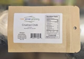 Naan Sense Grocery Crushed Chilli in a 25g package