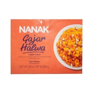 Nanak Gajar Halwa, a traditional Indian carrot fudge dessert in a 30 Oz pack.