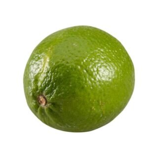 Fresh limes on a white background, perfect for refreshing drinks and recipes.